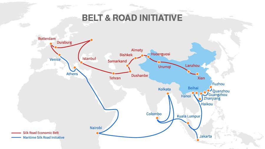 Belt & Road Initiative (BRI) Map