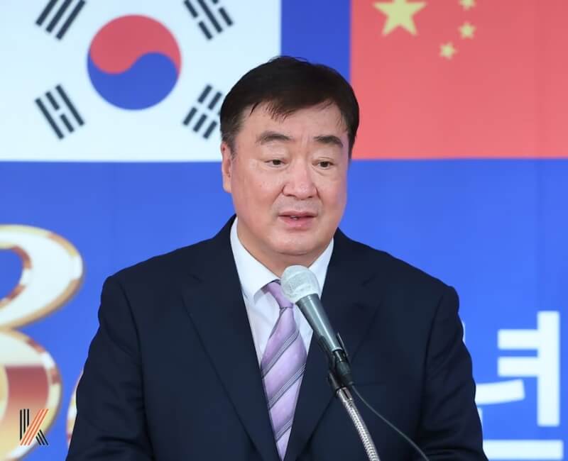 The Chinese Ambassador to South Korea, Xing Haiming